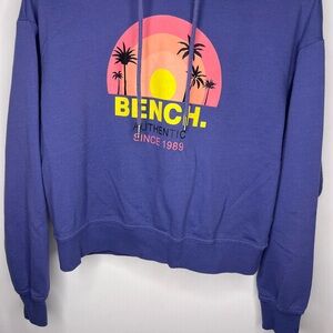 Bench Purple Hooded Sweatshirt with Drawstring